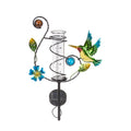 35'' Tall Hummingbird Rain Gauge Outdoor, Solar Rain Gauge