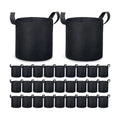 Boao 30 Pack 2 Gallon Grow Bags Aeration Fabric Pots for Plants with Handles Thickened Non Woven Grow Pots Bulk Plant