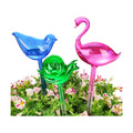 NiHome Spike Self-Watering Bulb 3PCS 10" Iridescent Pearl | Hand-Blown Glass Globe Pot Plant Waterer Home Indoor