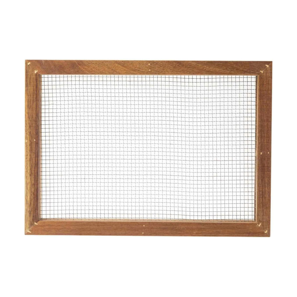 Tablecraft 11088 Herb Drying Rack, Natural, 13.75-inch Length, Acacia Wood