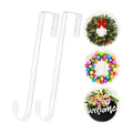15 in Wreath-Hangers for Front Door, 2 Pack Christmas Wreath-Door-Hanger