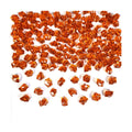 HappyFiller 700 PCS Dark Amber Fake Ice Rocks Small Crystal Cube Stones