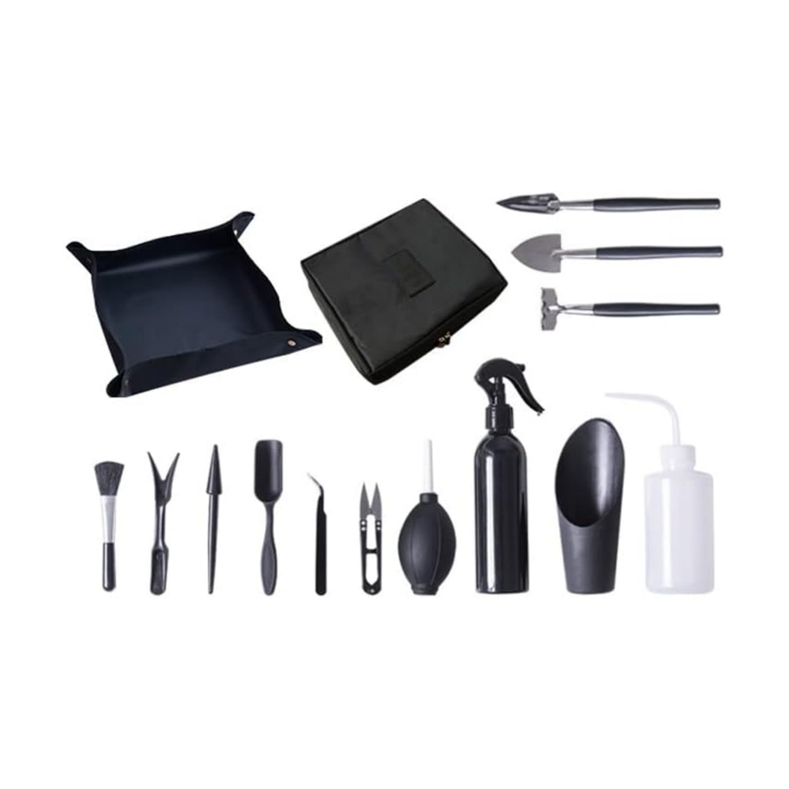 Alnicov 14 Pcs Succulent Plants Tools,Succulent Transplanting Tools Kit Mini Garden Hand Transplanting Tools Set with