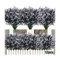 RECUTMS Artificial Plants Spring Black Greenery Fake Fall Outdoor Flowers