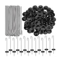 Solar Panel Guard Clips Animal Guard Fastener Animal Roll Kit Stainless Steel Fastener Clips for Solar Panel Bird Wire