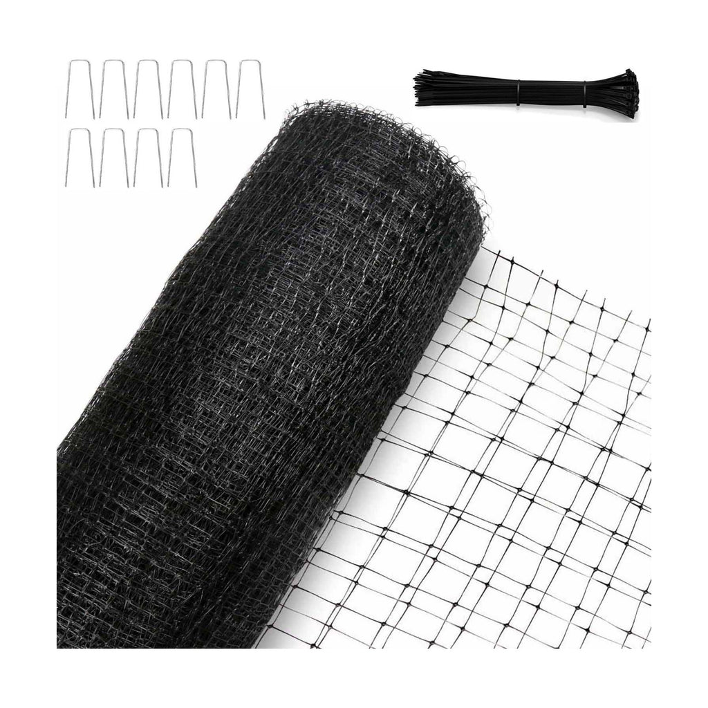 KLEWEE Bird Netting, 13 x 50 FT Heavy Duty Garden Netting | Deer Netting Fence for Plants Vegetables Fruit Trees, from