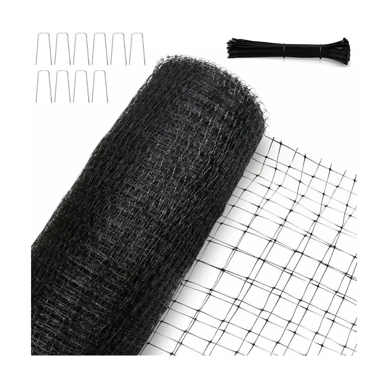 KLEWEE Bird Netting, 13 x 50 FT Heavy Duty Garden Netting | Deer Netting Fence for Plants Vegetables Fruit Trees, from