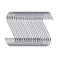 120 Pack 3.5 inch Heavy Duty S Hooks - Plants, Outdoor, Light, Cup, Large Hangers for Kitchen, Bathroom, Bedroom and