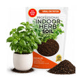 Leaves & Soul Indoor Herb Soil Mix 2.2 Qt for Basil, Mint, Rosemary & Thyme