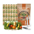 25 Summer Vegetable & Herb Garden Seeds Variety Pack - 6,820+ Non-GMO Heirloom Veggie & Herb Seeds for Outdoors &