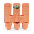 26 Pack Terra Cotta, 3inch Small Clay Flowerpots with Drainage Hole, Terracotta Pot for Indoor Outdoor Plant, Great for