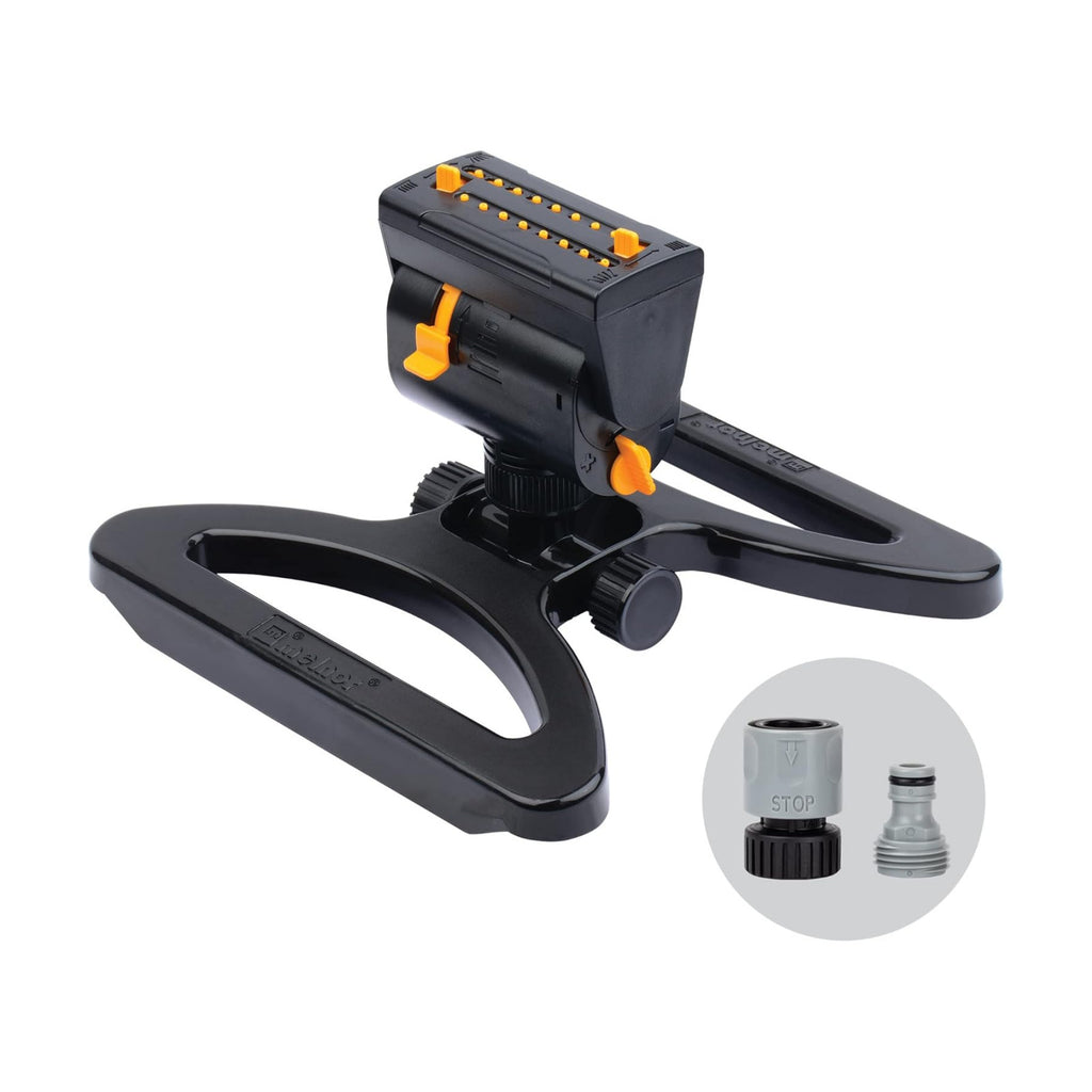 Melnor MiniMax Turbo Sprinkler, 4000 Sq Ft: 360°, Flow, Width, Range Adjust