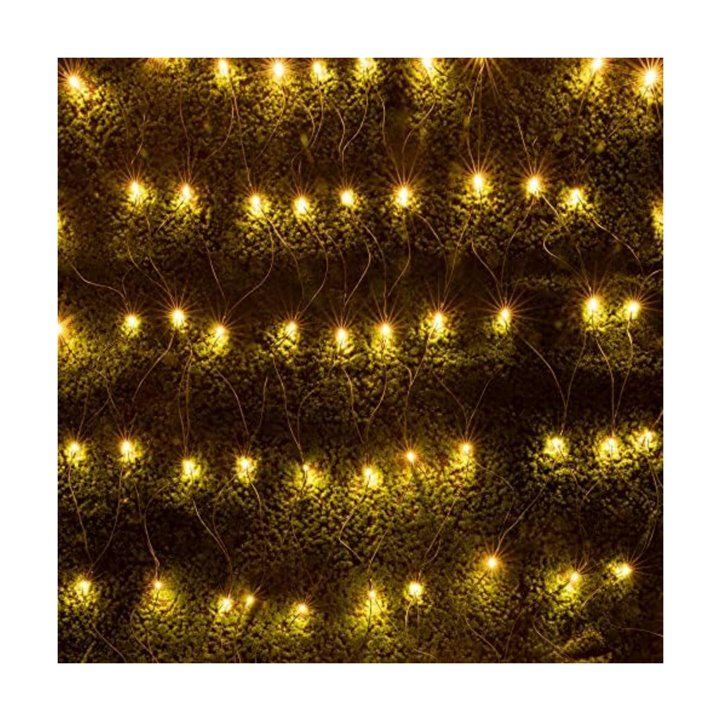 AWQ 200 LED 9.8ftx6.6ft String Lights Net Mesh Lights Christmas Warm White