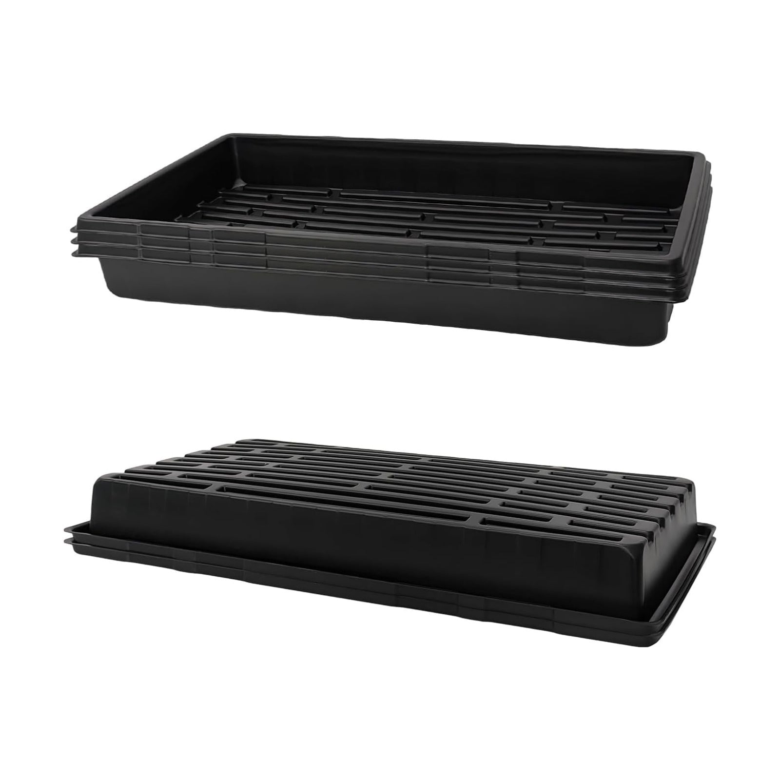 RooTrimmer Plant Growing Nursery, Standard 1020 Trays Plastic Sturdy Farmer Self Seedling Tray for Microgreens Indoor