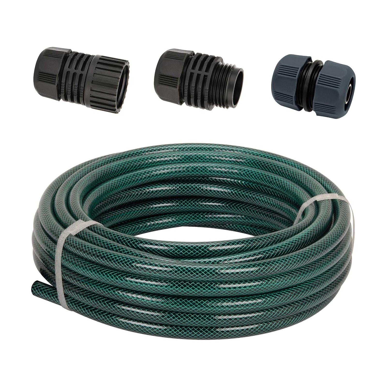 Eden 94051 Rubber Garden Hose 1/2 in. x 50 ft, DIY Hose Set