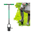 Altdorff Bulb Planter Tool Long Handle, Sod Plugger with Serrated Base and Non-Slip Soft Grip Handle, 5-in-1 Grass Plug