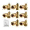 Vinsot 2 Set 1/4" Quick Disconnect Coupler Valve for Carpet Cleaning Wand Truck Mount Carpet Cleaning Wand Valve