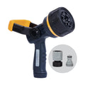 Melnor 65157AMZ Torrent 7-Pattern Hose Nozzle, High-Flow Spray with Metal Core and Flow Control Lever, Heavy-Duty Water