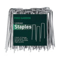Landscape Staples 6 Inch 500 Pack, Heavy Duty 11 Gauge Hot-Dip Galvanized Garden Stakes for Weed Barrier, Landscape