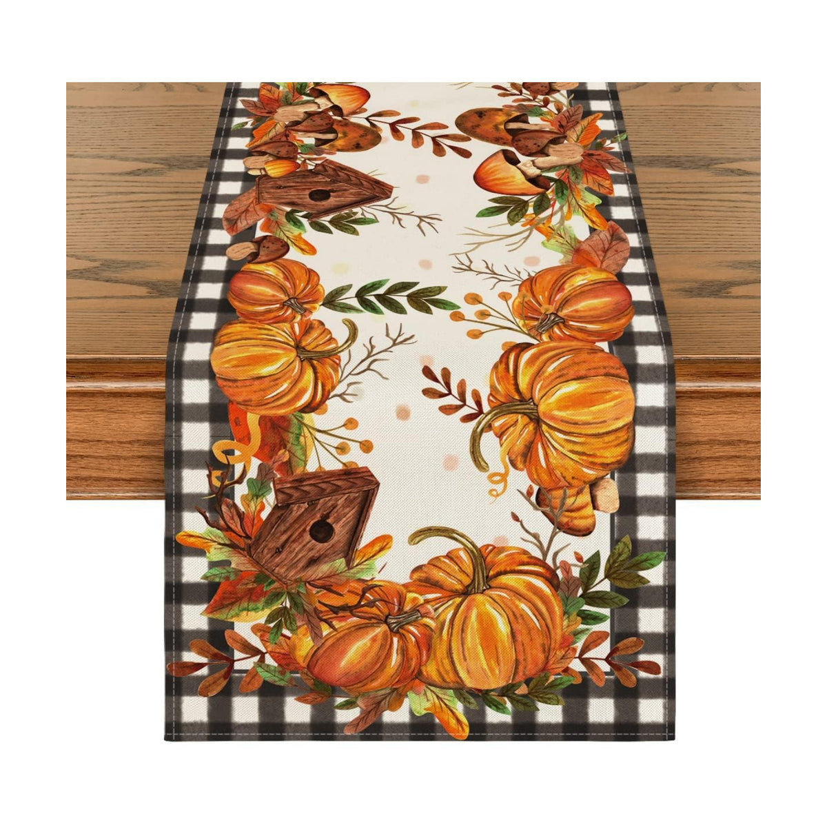 Artoid Mode 210 GSM Fall Table Runner Home Party Decor 13x36 Inch