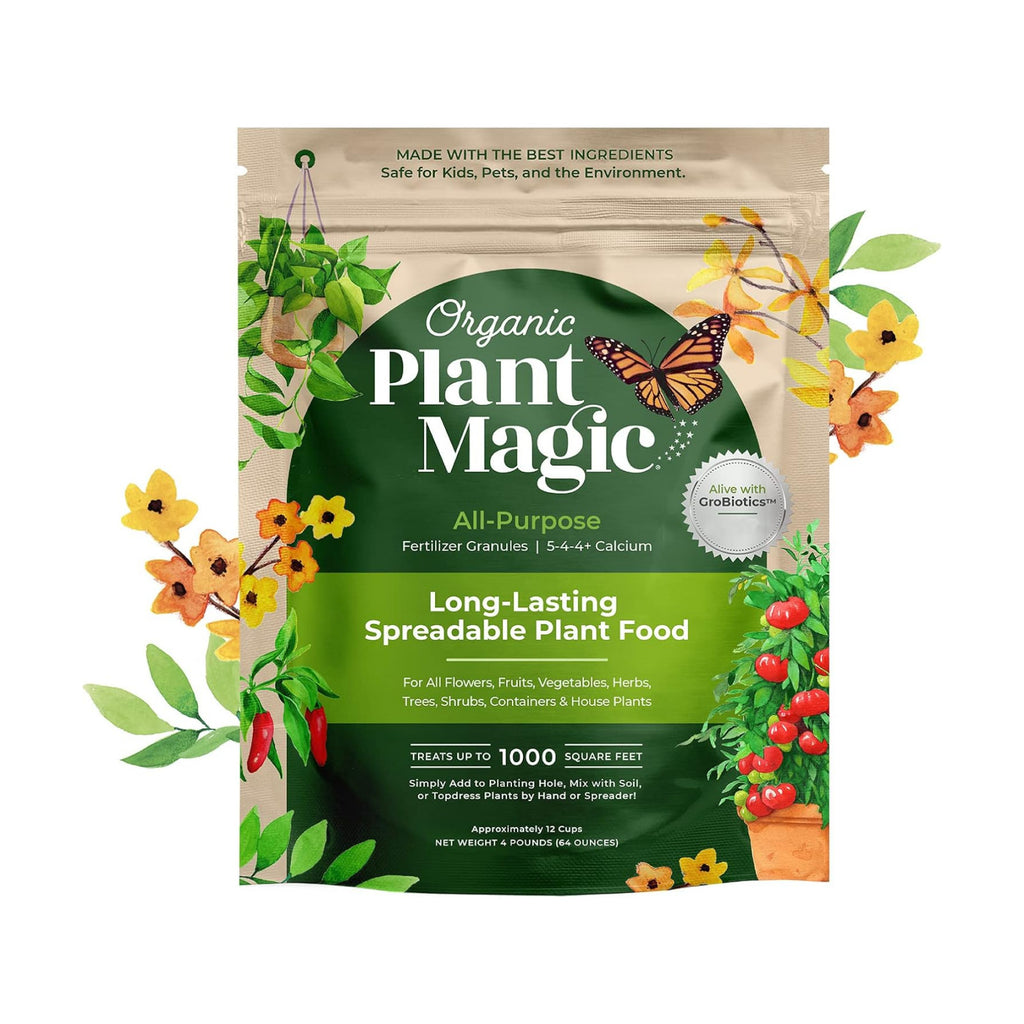 Organic Plant Magic - Truly Organic™ Slow Release Granular Fertilizer : Long-Lasting Plant Food Granules - Indoor &