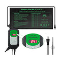 Seedling Heat Mat and Digital Thermostat Combo Set, MET-Certified Plants Heating Mat Warm Hydroponic,Germination