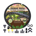 1/2’’ Soaker Hose for Garden 150 Ft, Heavy Duty Watering Hose 150-Foot with Kit, DIY Drip Irrigation Hoses System (150
