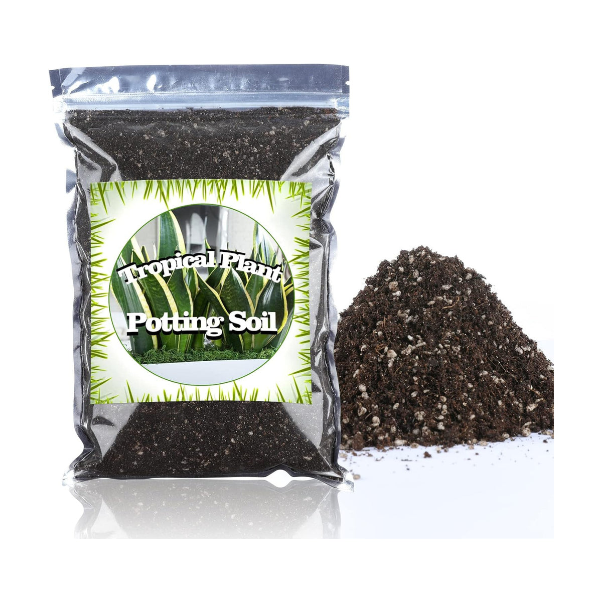 Doter Houseplant Potting Mix 2qt, Fertilized, Perlite Soil for All Types of Indoor House Plants and Tropical Plant