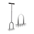 Walensee Manual Lawn Aerator Tool with 15 Iron Spikes, Garden Spike Aerator | Alternative to aerator shoes, patented