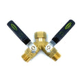 Fairview Industrial-Grade Garden Hose Splitter, Large Handles