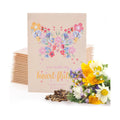 Make Your Heart Flutter 25 Bird and Butterfly Wildflower Seed Packets for Planting, A Beautiful Valentines Day Gift