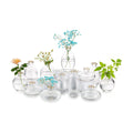 Glasseam Glass Bud Vase for Centerpieces: 12Pcs Clear Mini Small Vases Bulk