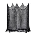 ZeeDix Halloween Black Creepy Cloth 80 × 200 Inch Giant Spooky Cheesecloth Halloween Decoration Scary Gauze Cloth for Party Supplies Haunted Houses Outdoor Yard Home Wall Doorways Decor