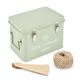 Wildgoose Seed Storage Box - Metal Seed Packet Organizer with Labels | Seed keeper, holder and container for vegetable