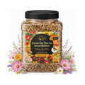 Bulk Wildflower Seed Mix – Honey Bee Wildflower Seed Mix 1 Pound Tub by GevaGrow | Bulk 300,000+ Seed Tub | 19 Variety