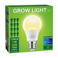 Briignite Grow Light Bulbs, LED Grow Light Bulb A19 Bulb, Full Spectrum