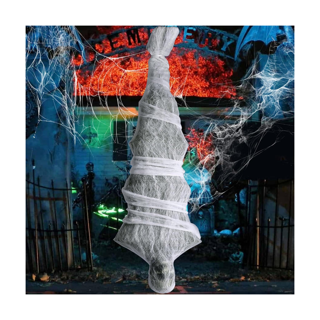 Halloween Decorations, 72 Inch Scary Hanging Cocoon Corpse Props