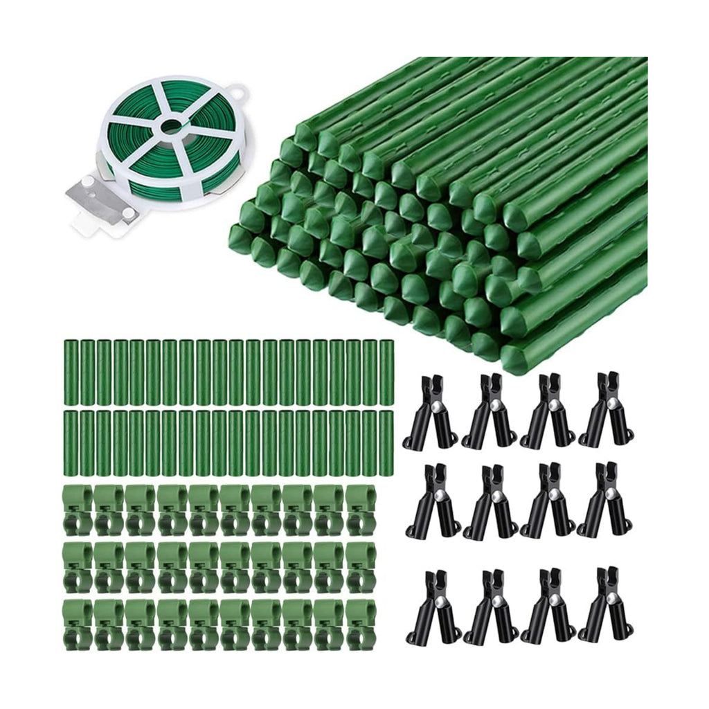 7/16" Garden Stakes,60pcs 16" Plant Stakes DIY 3ft 4ft 5ft 6ft Plant Support Sticks,Plant Support Stake with Sturdy