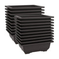 MANCHAP 20 PCS 8.9 Inch Plastic Bonsai Training Pots, Rectangular Bonsai Tree Planter Pot for Garden, Yard, Office