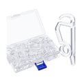 Marsui 60 Pieces Christmas Light Clips Outdoor Gutter Hooks,Clear