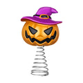 Queekay 4 Inch Halloween Tree Decorations Mini Pumpkin Tree Topper