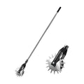 BARAYSTUS Wheel Rotary Edger Lawn Tool, Grass Edge Trimmer, Sidewalk Manual Lawn Edger, Strong 3 Sections Stainless