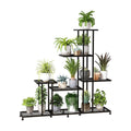Twhep Heavy Duty Metal Plant Stand, 5 Tiers Multifunctional Plant Stand for Indoor Outdoor, for Tall Large Rack for