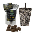 VPS OrganiPlug Hydroponic Seed Starter Plugs, 100 Pack, Rapid Root Planting Pods for Seedling, Clone, Cutting, Promotes