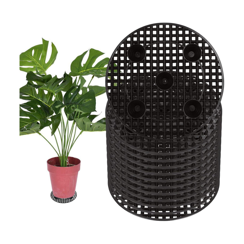 12 PCS Plant Risers for Inside Pots - 12 Inch Plastic Plant Stand Pot Elevator - Plant Lifter Deck Protectors for Pots