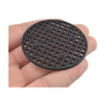 HAHIYO 50PCs 2.2Inch/5.5Cm Black Round PP Plastic Flower Pot Hole Mesh Pad Bottom Grid Mat Bonsai Drainage mesh Hole Screens Gasket Prevent Soil Loss Breathable Gasket Drainage Netting for Bonsai