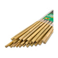Jollybower 25pcs 1/2" D Thicker Heavy Duty Bamboo Stakes, 4FT Plant Stakes, Natural Garden Stakes for Tomato, Bean