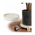 12Inch Plant Caddy with Hidden Wheels for Large Pots | 2Pack Plant Stands with Wheels, Heavy Duty Rolling Plant Base