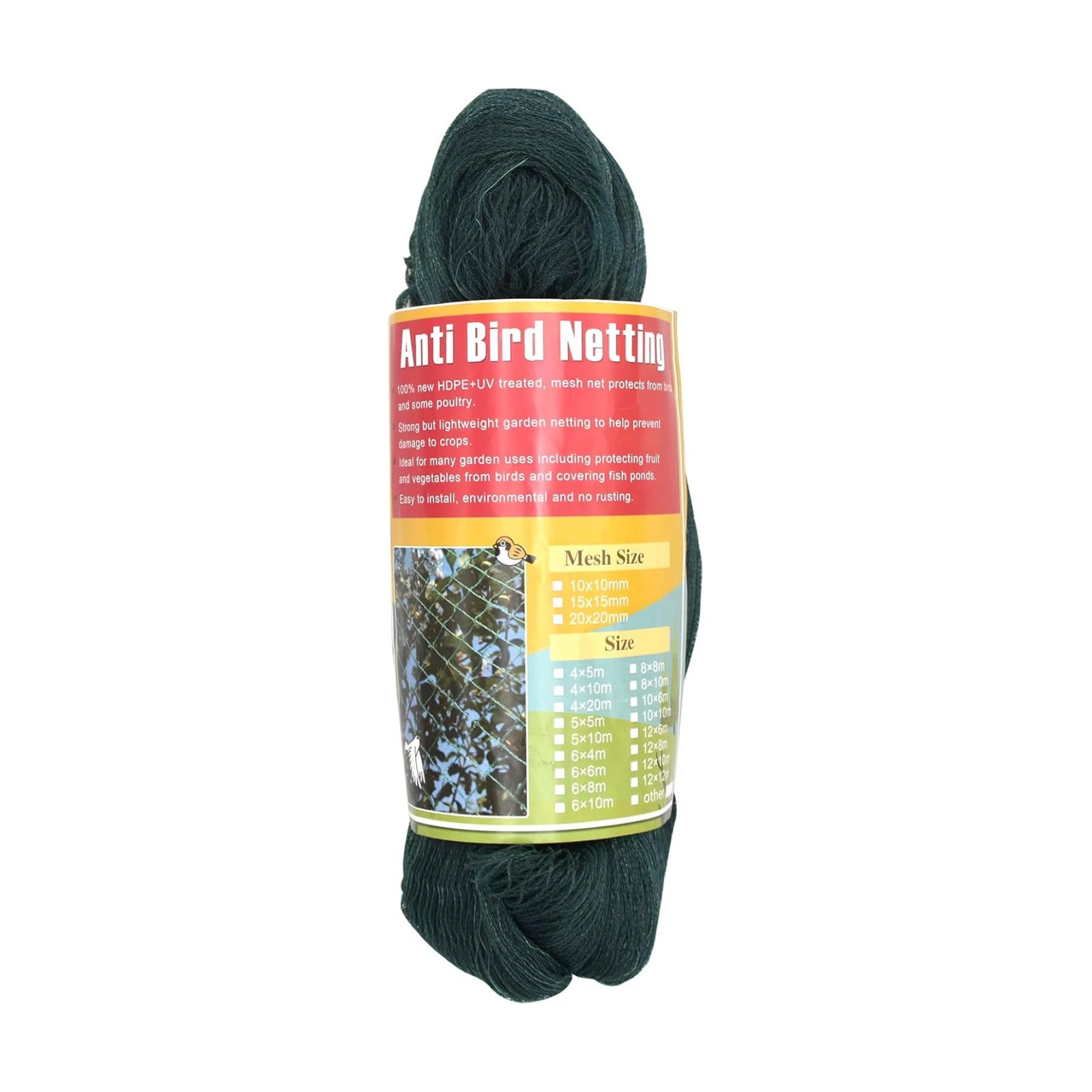 Bird Netting 20'x40' with 1" Square Mesh Bird Net Garden Netting for Chicken Coop, Aviary, Deer Fence, Chicken Netting