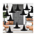 12 Pcs Halloween Decorations 15" Floating Witch Hats Wiches Hanging Decor